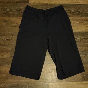 Women's Land's End Sport Knit Capri Pants. Size XLP, Navy Blue, Great Con!